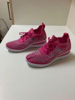 Sneaker Pink Gr.41 mit Glitzersteinchen NEU