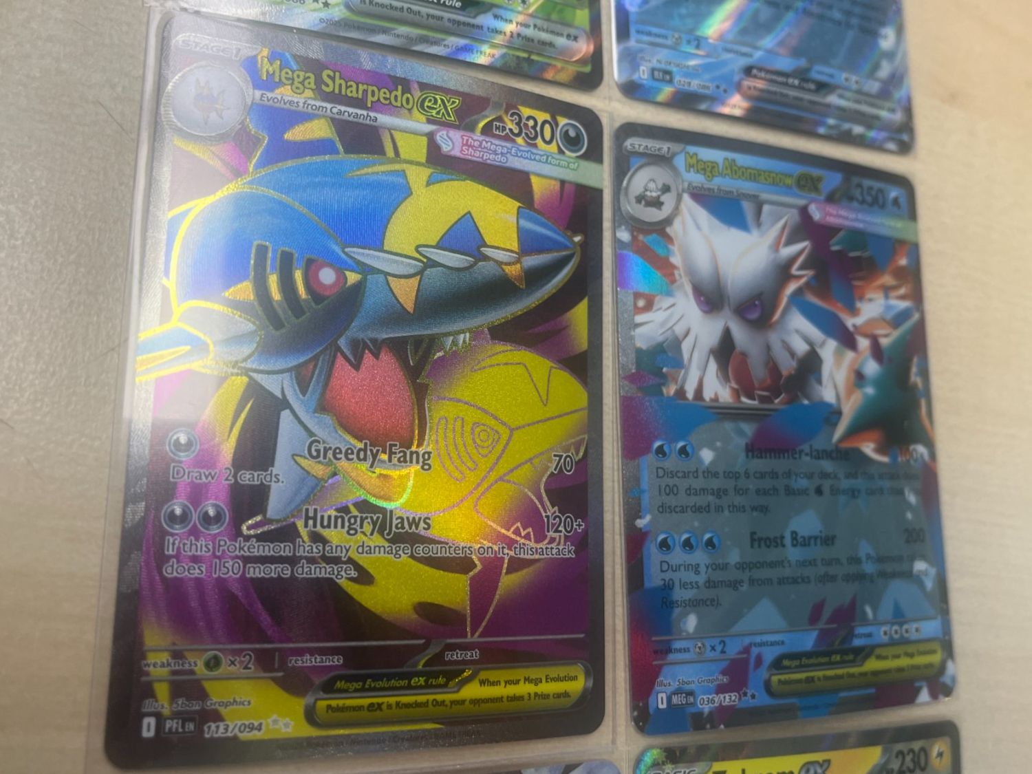 Pokémon Sammelbilder & Trading cards: Ogerpon, Sharpedo, Serperior, Zekrom, Abomasnow und Kyurem – Neu (gemäss Beschreibung) aus St. Niklaus VS von tru_vj5x 5
