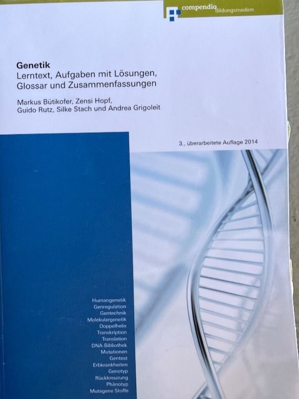 Livres: Genetik – D'occasion à Ebmatingen par lwe_x6h5