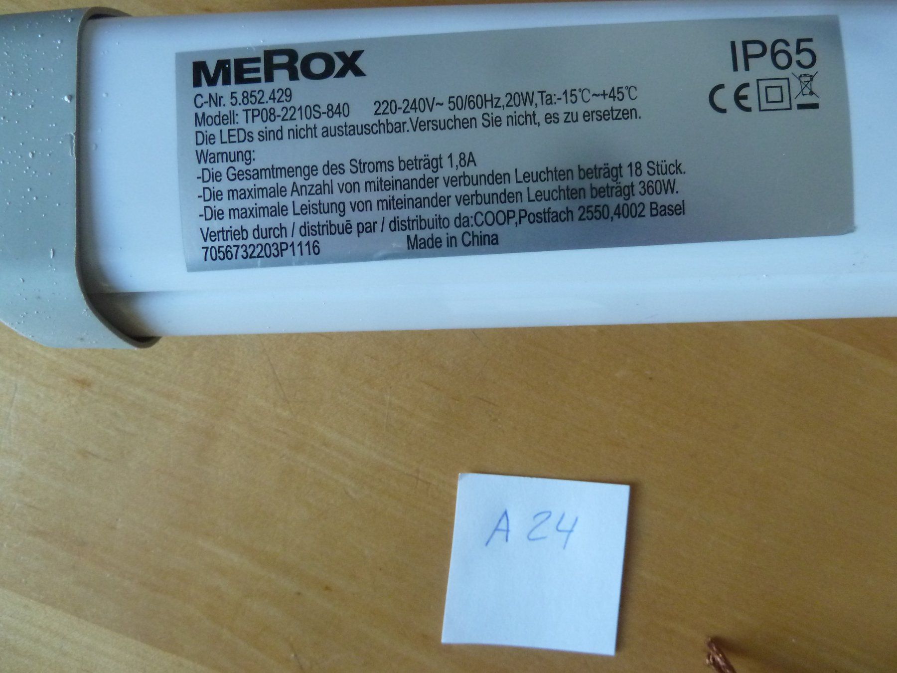 Lampade: LED MEROX Leuchte (A24) – Usato da Ueken venduto da dale02 1
