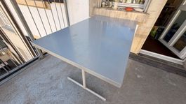 Gartentisch SCHAFFNER Metall grau - gebraucht Zustand