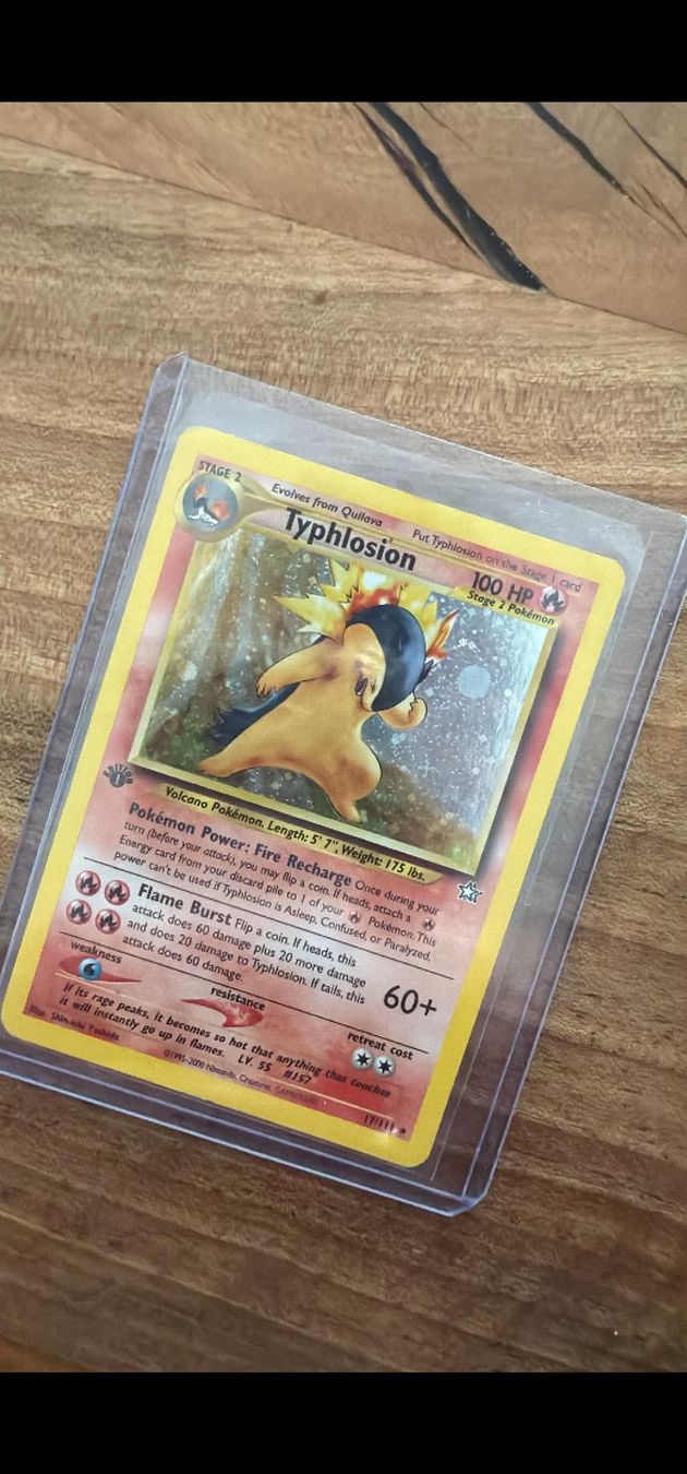 Cartes: 1st Edition Typhlosion 17/111 – D'occasion à grenchen par adr_6sl7 1