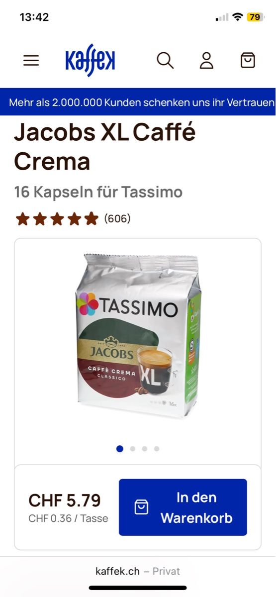 Braun Macchine per caffè & Macchine per espresso: Kaffee Kapsel Maschine Braun Tassimo – Usato da Wila venduto da Rosenkohl05 4