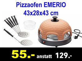 🔴  Pizzaofen EMERIO 43x28x43 cm PO-115984.1 /763x