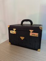 Maison Mollerus Beautycase Koffer Canvas Schwarz