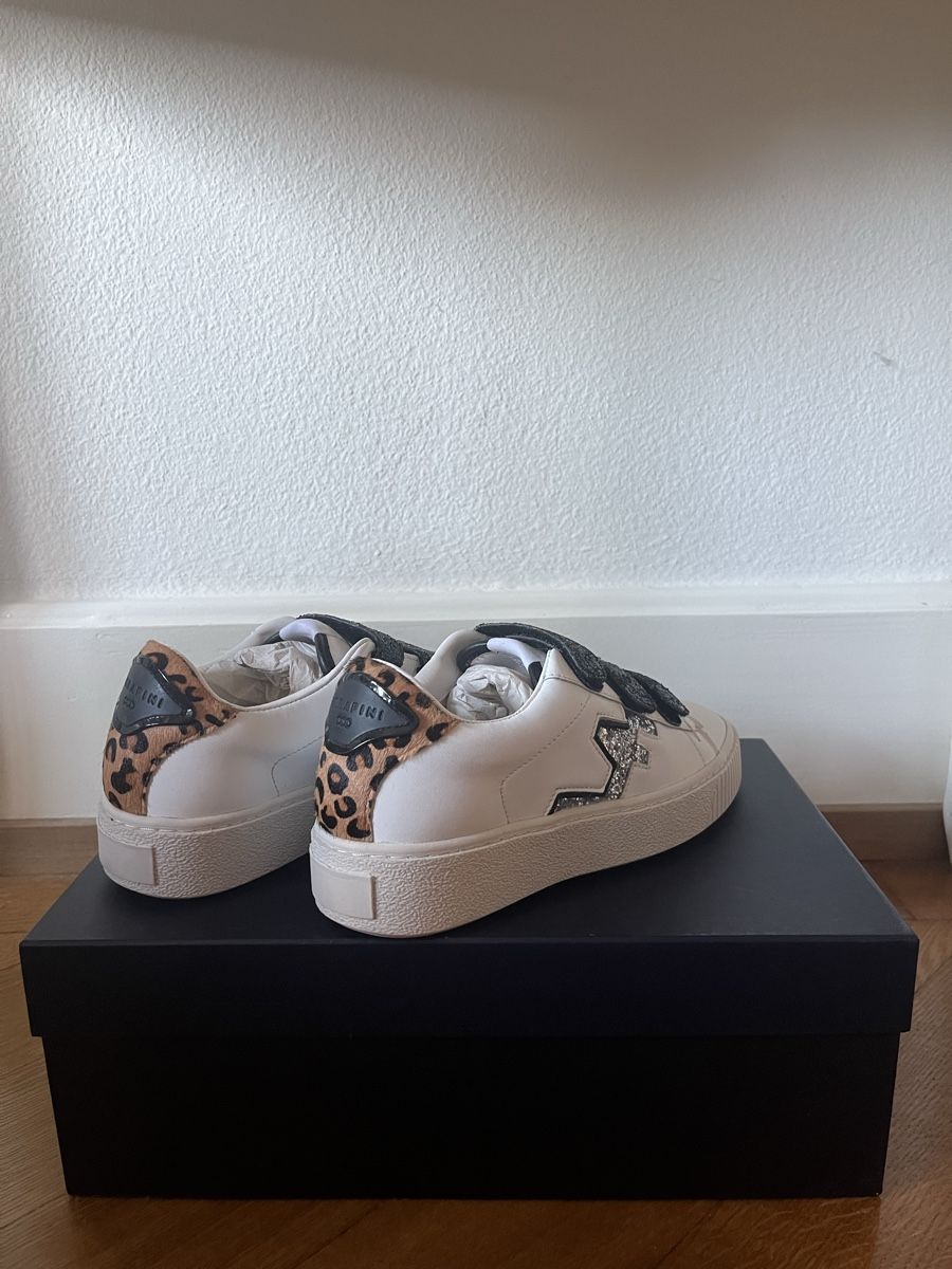 Damenschuhe: Baskets Serafini Madison léopard blanc – Neu und originalverpackt aus Lausanne von mprevst 4