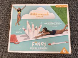 Funky Bowling Sliding Mat 477 x 71 cm neuwertig