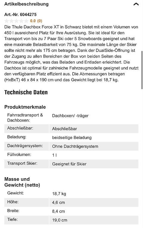 Dachboxen: Dachbox mit Träger – Gebraucht aus Binz von bachteloberland 4