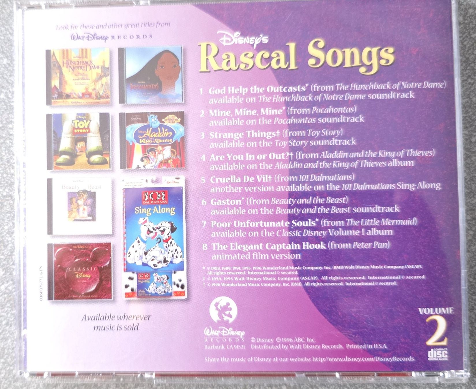 CDs: Rascal Songs -  Original Motion Picture Soundtrack CD – Gebraucht aus Oetwil am See von fineli2 1