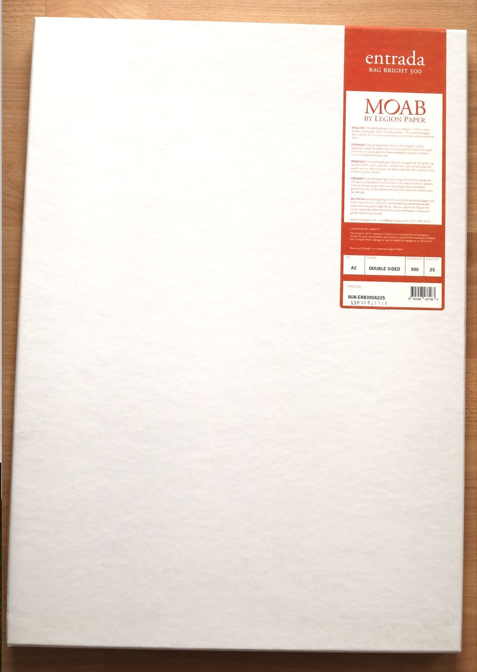 Papiere: InkJet-Papier 28 Bogen Moab 300 g/m² – Gebraucht aus Bern von imp_kln9