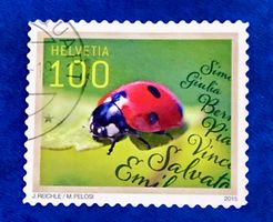 Nr.1565 Marienkäfer  Sondermarken  GESTEMPELT 2015  ﻿   