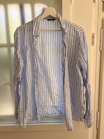 Hemd Massimo Dutti gestreift blau weiss guter Zustand