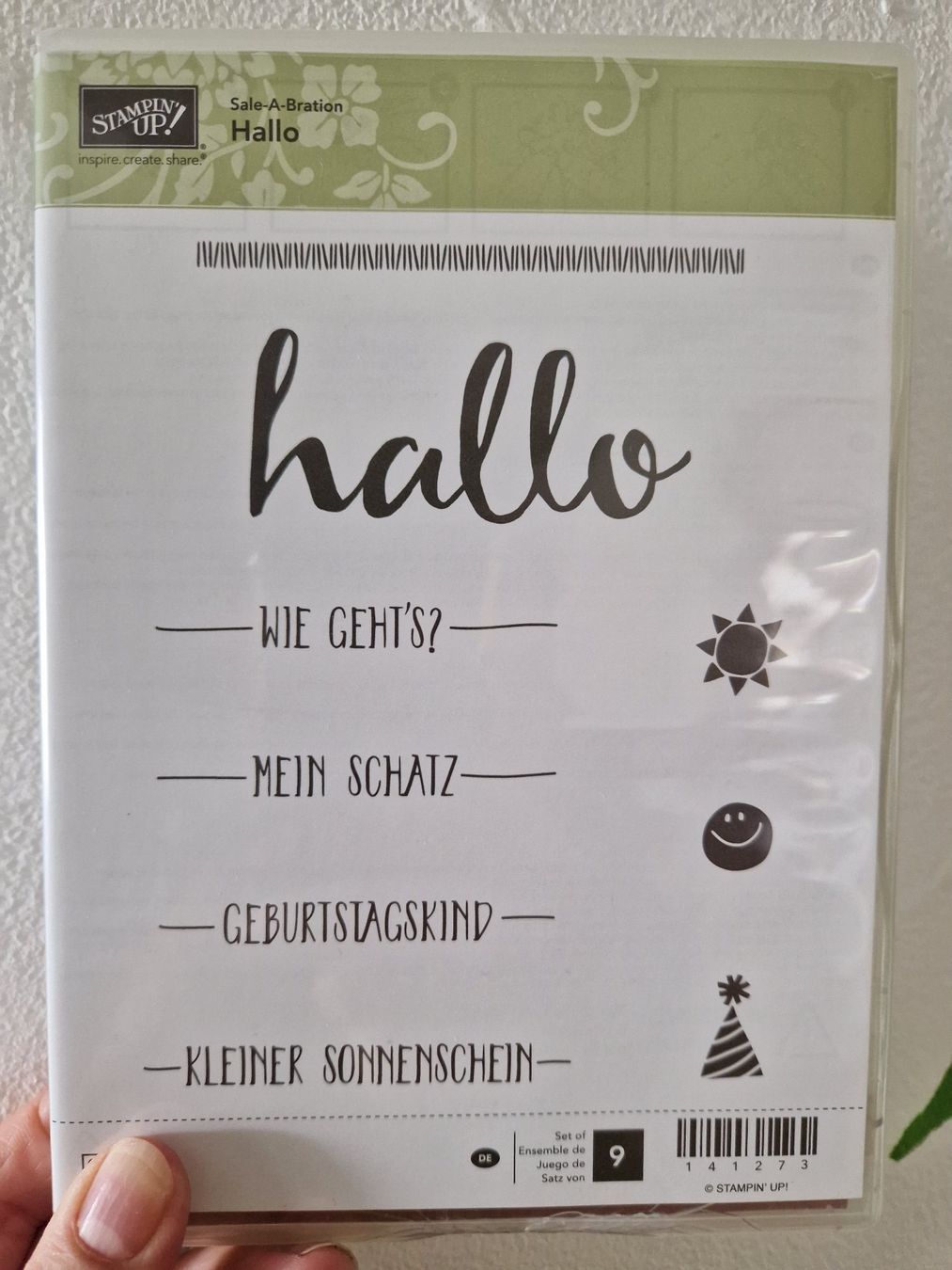 Stampin' up! Stempel: Stempelset Stampin' Up "Hallo", neu – Neu (gemäss Beschreibung) aus Gipf-Oberfrick von KreativeWelt