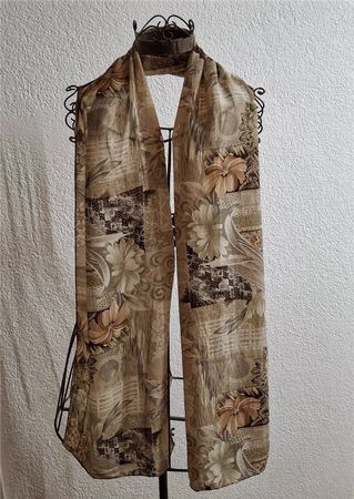 Schal Foulard Seide vintage