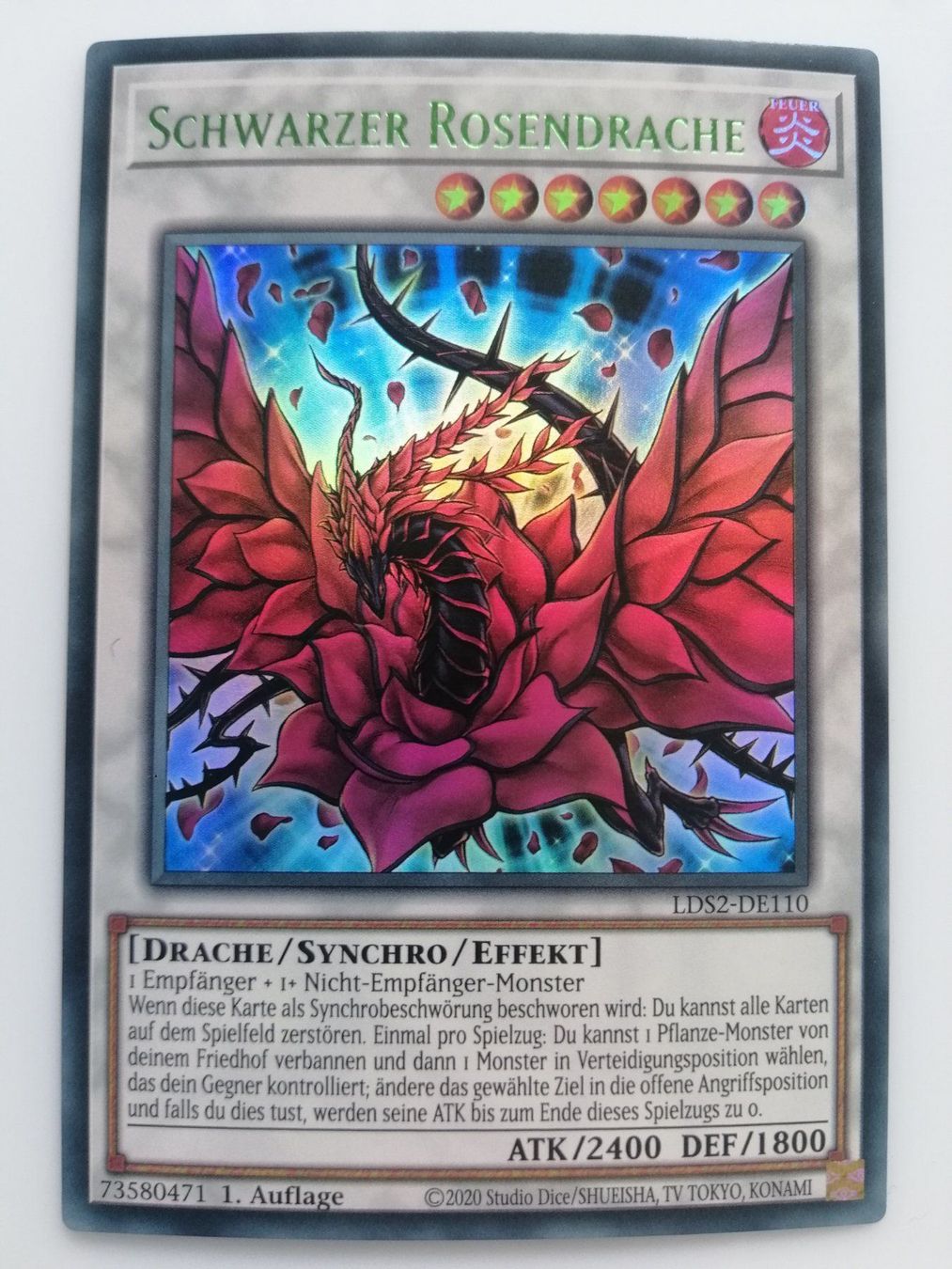 Yugioh Carte collezionabili: Schwarzer Rosendrache UR Mint 1.Auflage – Nuovo (secondo la descrizione) da Boswil venduto da ShoppingCenterCity 3