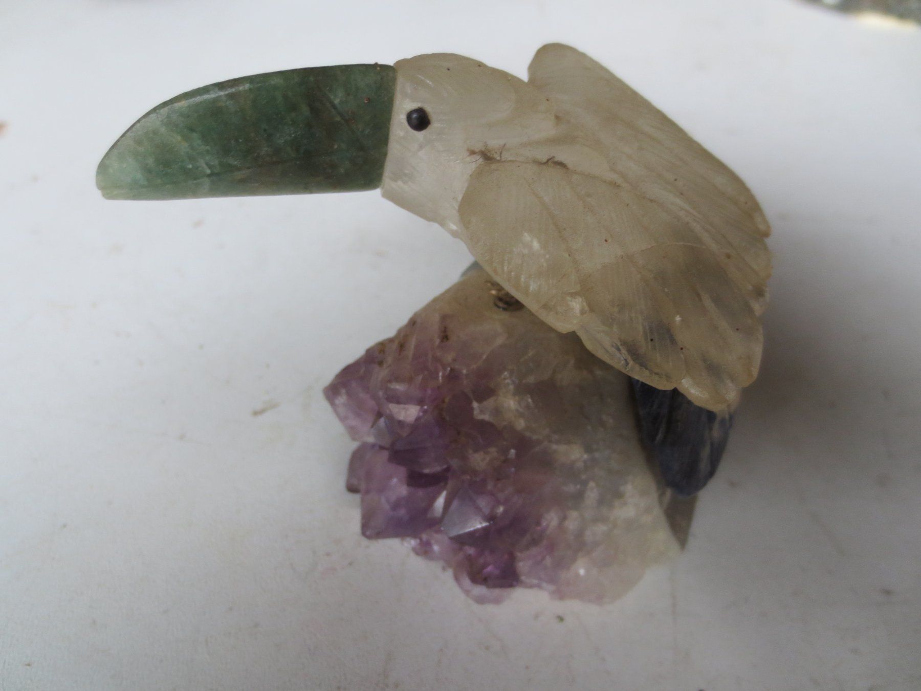 Mineralien & Heilsteine: Amethyst Vogel – Gebraucht aus Weier im Emmental von waefler03 1