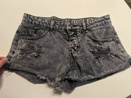 Coole Jeans Shorts, grau, Gr. 36, ideal für den Sommer!