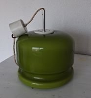 Hängelampe aus grünem Glas