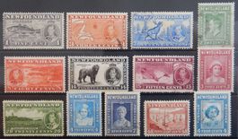 Neufundland British Lot mit alten Werten IV