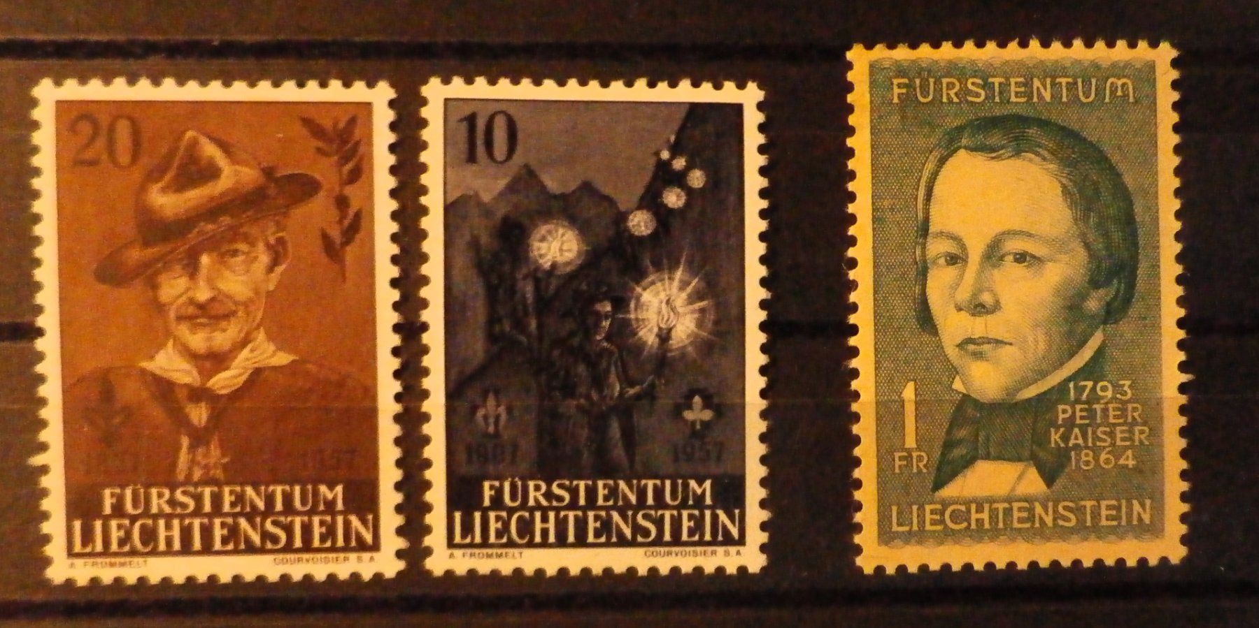 Alle Briefmarken: FL 1957/64 ** – Gebraucht aus Kehrsatz von Bernherb2