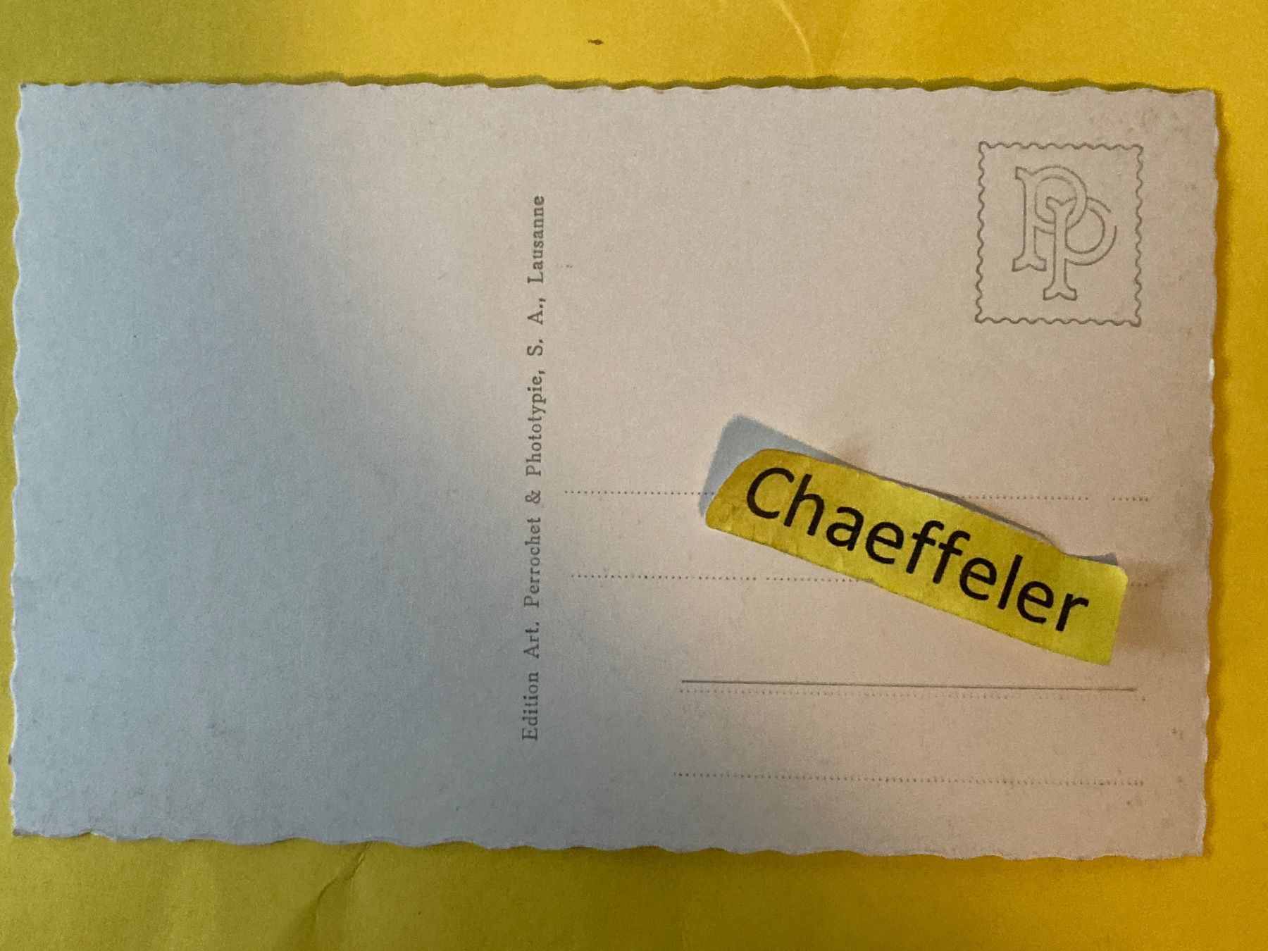 Ansichtskarten: 532 Lausanne, St. Francoise – Gebraucht aus Zürich von Chaeffeler 1