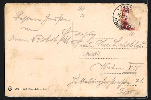 Cartoline postali: Zürich, Stadthausquai mit Bauschänzli  – Usato da Berlin venduto da bartko-reher 1