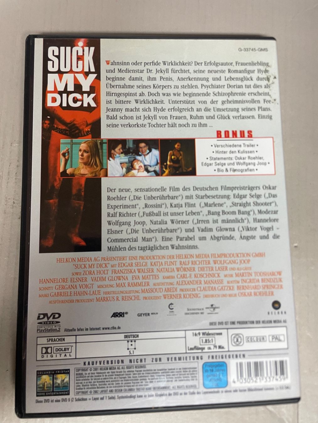 Alle DVDs: Suck My Dick - Edgar Selge – Gebraucht aus Muri b. Bern von AdidasCollector 2