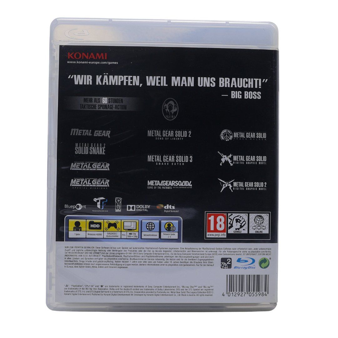Giochi: Metal Gear Solid The Legacy Collection 1987-2012 - PS3 – Usato da Paudex venduto da dindeboy 3