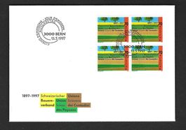 CH FDC Viererblock