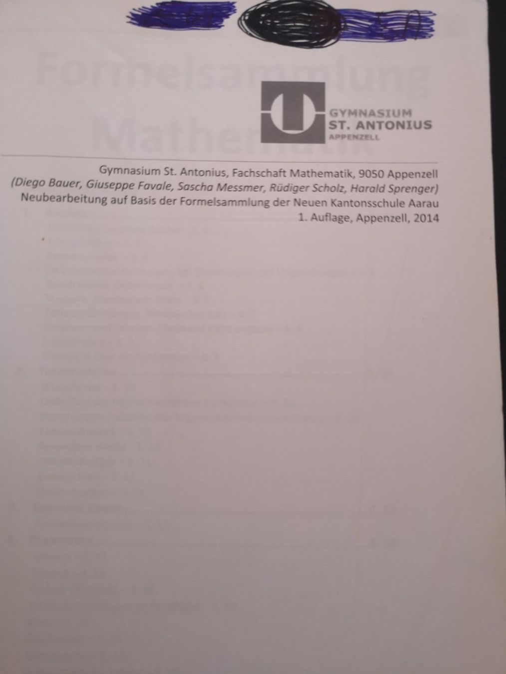 Bücher: Formelsammlung Mathematik (Gymnasium) – Gebraucht aus Zürich von 11Orchidee30 1
