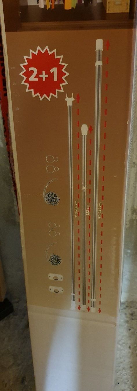 Garderobe: WENKO Telescop-Garderoben Set – Neu (gemäss Beschreibung) aus Niederbipp von fashionfuchs 1