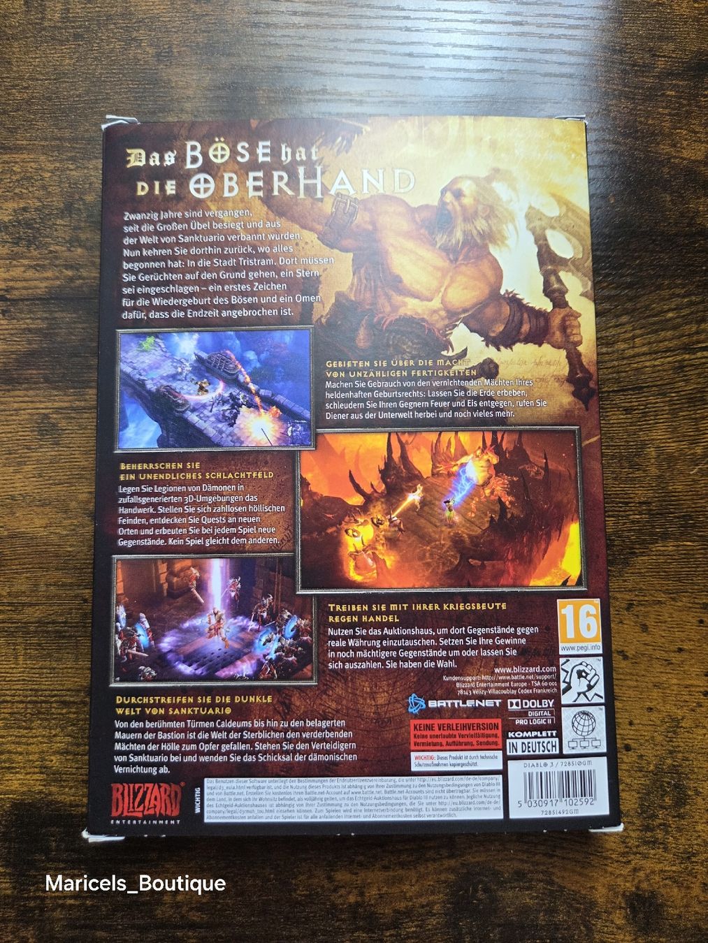 Giochi: Diablo III PC Spiel Bundle with Probeversion – Usato da Winterthur venduto da Maricels_Boutique 4