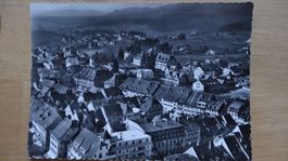 Carte Postale Ancienne Delémont - Vue Aérienne