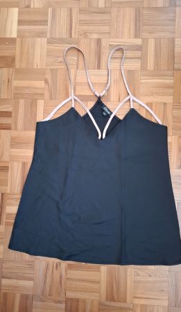 Top Etam noir à bretelles/Etam-Tanktop schwarz