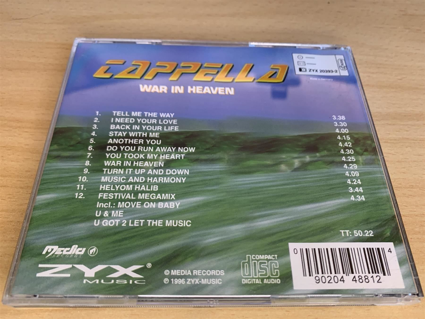 CD: Cappella – War In Heaven – Usato da Rikon im Tösstal venduto da Alpenmutz 1