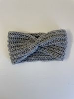 Stirnband, grau, neuwertig, perfekt für den Winter!