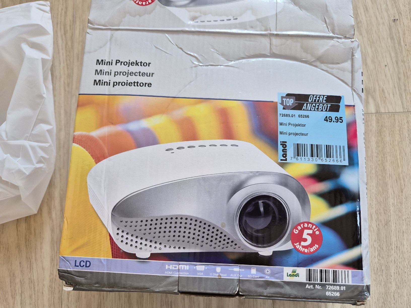 Proiettori: Mini projecteur Landi RD-802 LED état neuf – Nuovo (secondo la descrizione) da La Joux FR venduto da car_ck96