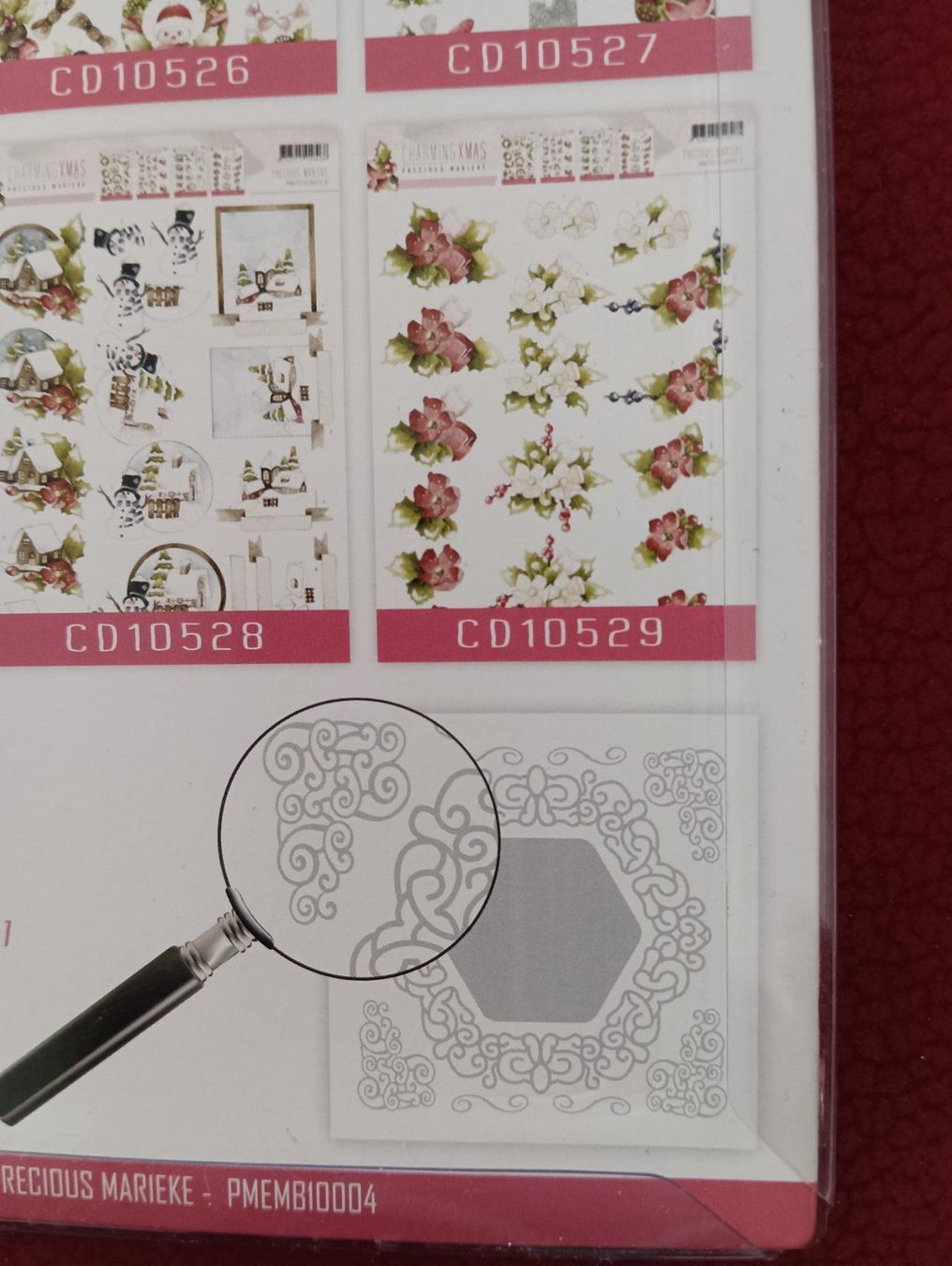 Schablonen: Prägschablone Charming XMas – Neu und originalverpackt aus Würenlingen von Striga 1