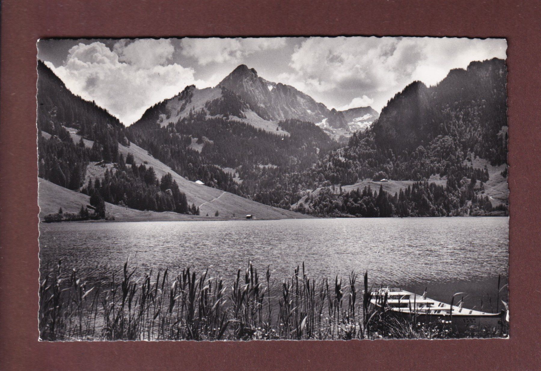 Ansichtskarten: SCHWARZSEE / LAC NOIR - 1961 – Gebraucht aus Pully von nicecards-shop