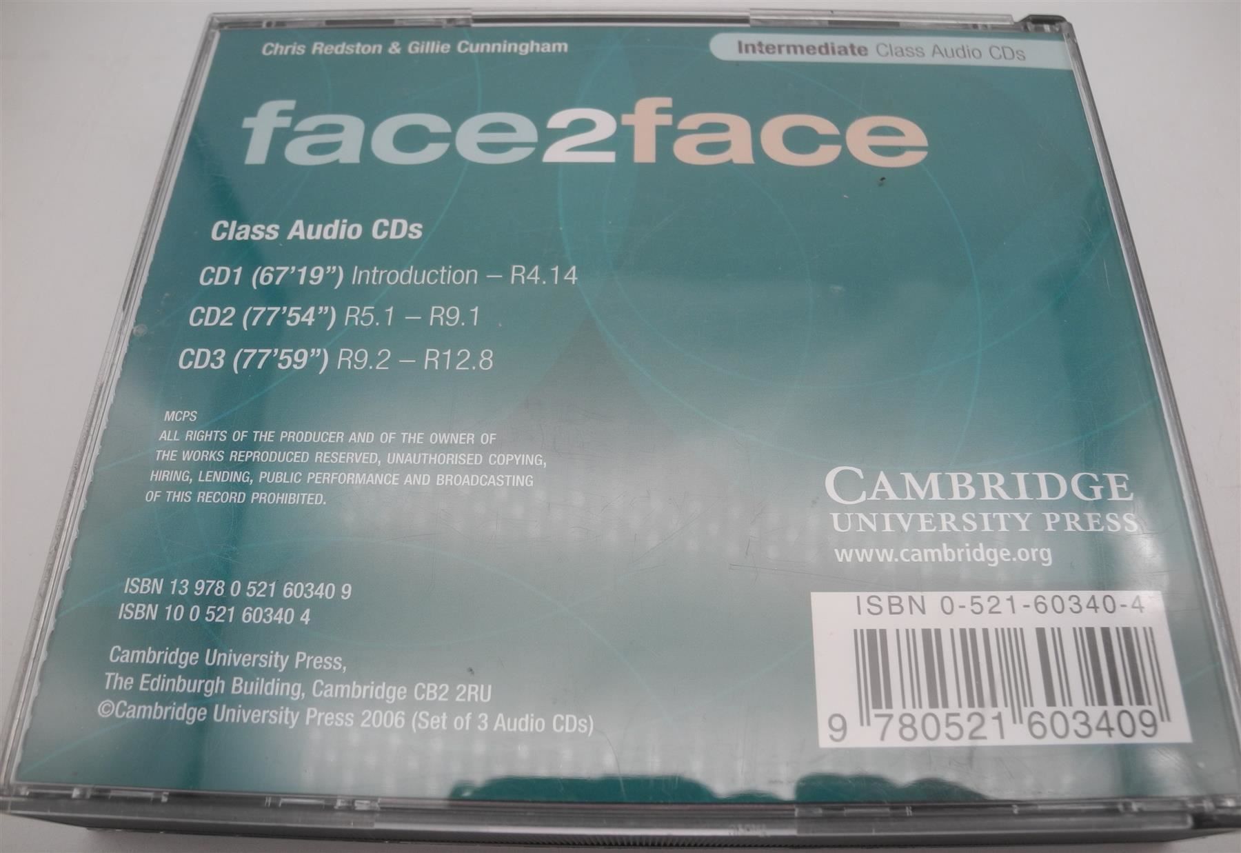 CD: face2face Intermediate Class Audio CD's – Usato da Kottwil venduto da Crazyrolf 1