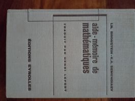 Aide-mémoire de mathématiques, Eyrolles, 1967, 2e édition