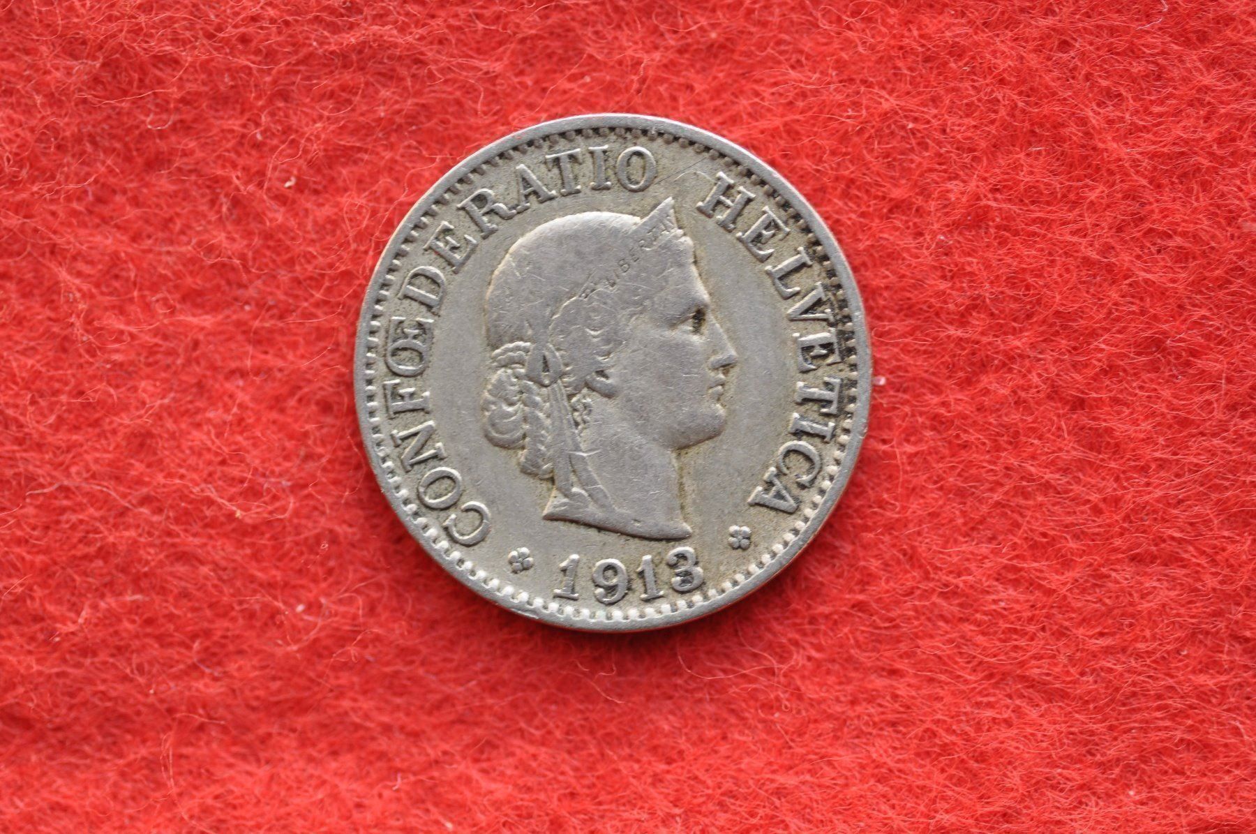 Tutti le monete: 10 rappen 1913 – Usato da Laupen BE venduto da Gufi57