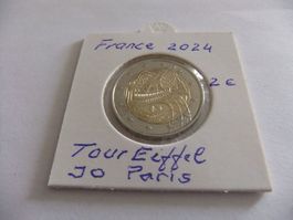 France 2 Euros Torre Eiffel - Jeux Olympiques de Paris 2024