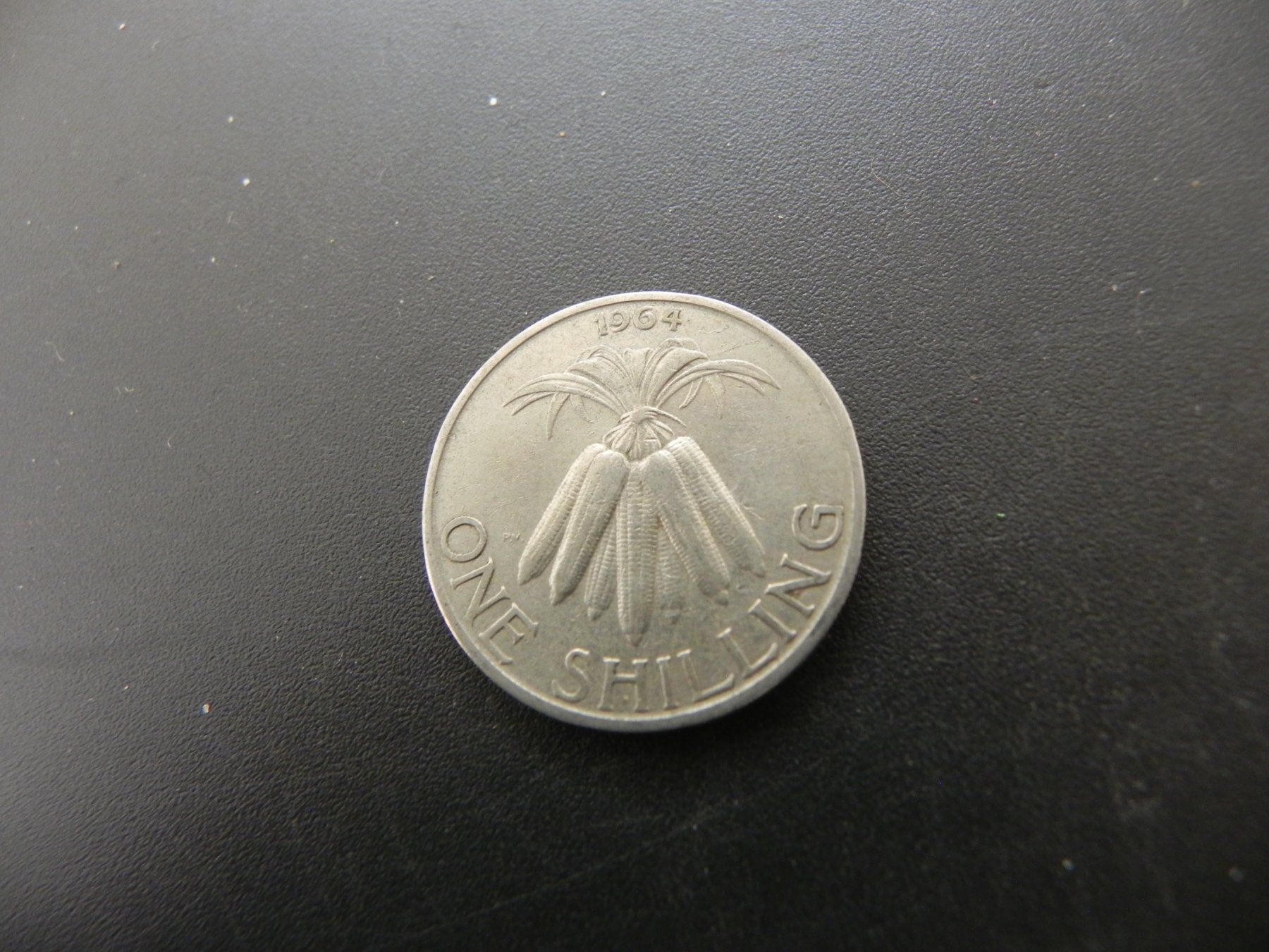 Alle Münzen: Malawi 1 Shilling 1964 – Gebraucht aus Biel/Bienne von Gogolozi