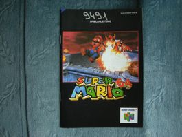 Super Mario 64 Spielanleitung für Sammler
