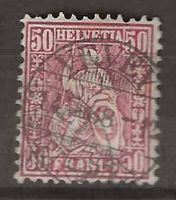 CH043 - Helvetia assise no 43 obl. Vevey