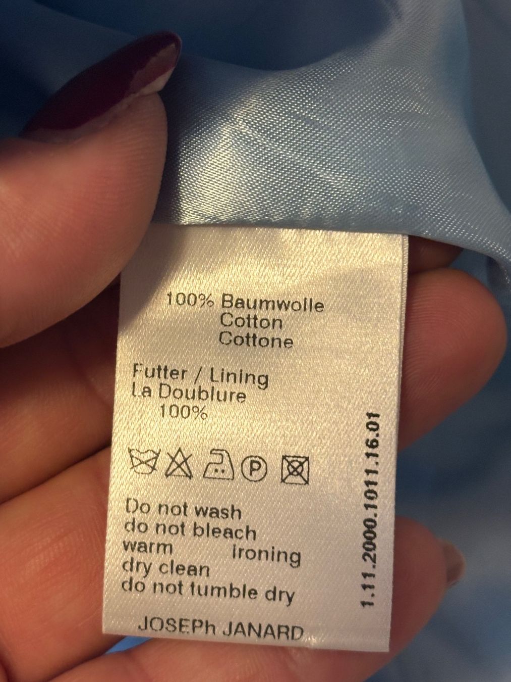 Giacche: Joseph Janard Jacket 100% Baumwolle – Usato da St. Margrethen SG venduto da dijanaO 7