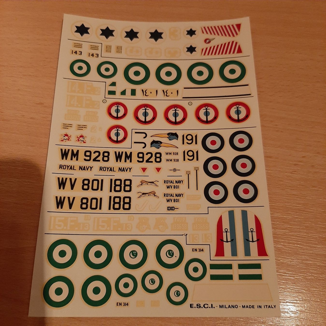 Modellbausätze & Standmodelle: D 100 ... Decal ... Esci – Gebraucht aus Bonstetten von Benibanny59 1