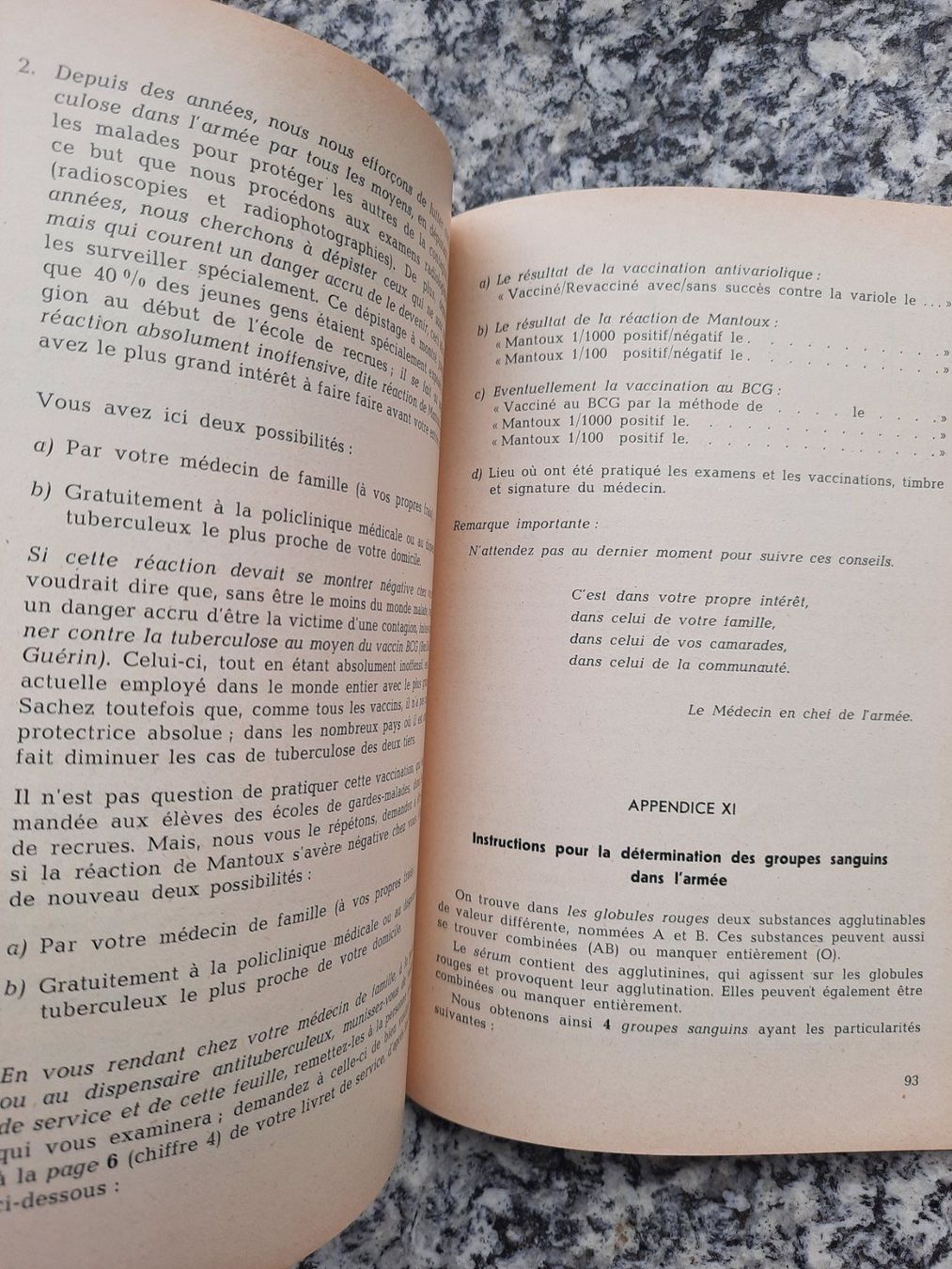 Libri: Instructions pour le service de santé – Usato da Ruswil venduto da Sammlergeist 2