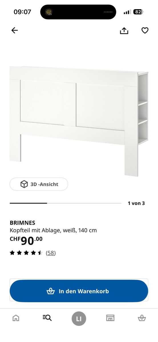 Letti: Bettgestell weiss 140x200 – Usato da Basel venduto da lea_dj79 1